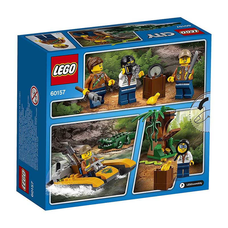 LEGO® City kocke Jungle Starter Set – Džungla: Osnovni set 88 delova 60157 - dodatni pogled