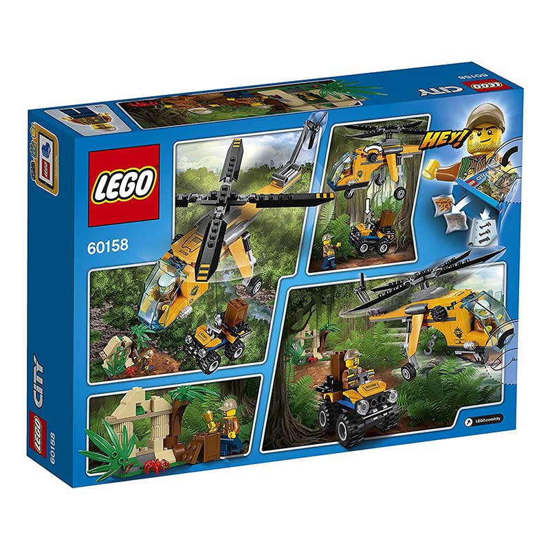 LEGO® City kocke Jungle Cargo Helicopter - Džungla: Teretni helikopter 201 deo 60158 - dodatni pogled