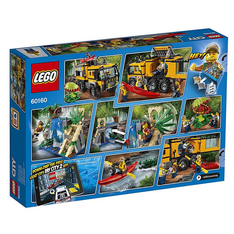 LEGO® City kocke Jungle Mobile Lab - Džungla: Mobilna laboratorija 426 delova 60160 - dodatni pogled
