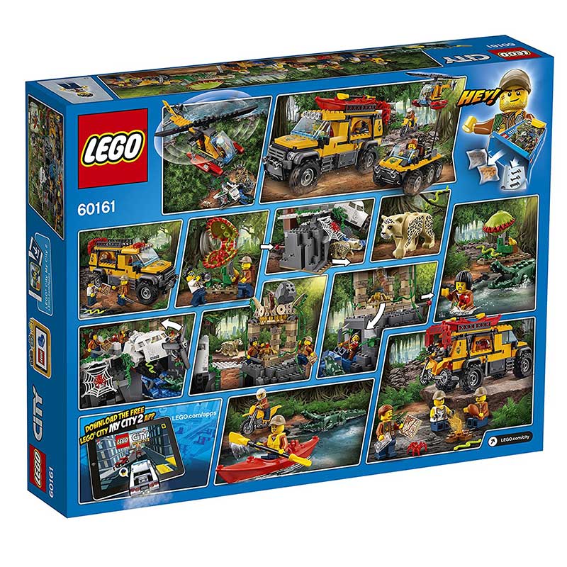 LEGO® City kocke Jungle Exploration Site - Džungla: Istraživački lokalitet 813 delova 60161 - dodatni pogled