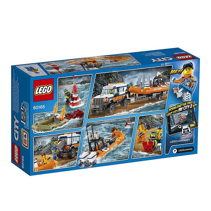 LEGO® City kocke 4 x 4 Response Unit - Obalska straža: Spasilačka jedinica  347 delova 60165 - dodatni pogled