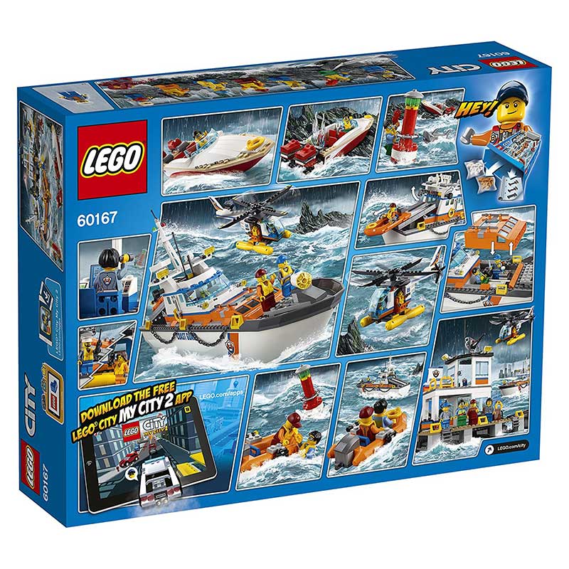 LEGO® City kocke Coast Guard Head Quarters - Obalska straža: Štab Obalske straže  792 dela 60167 - dodatni pogled