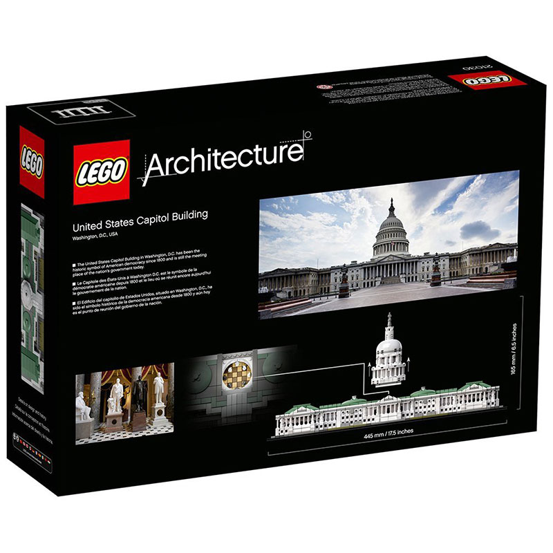 LEGO® Architecture kocke United States Capitol Building - Kapitol 1032 dela 21030 - dodatni pogled