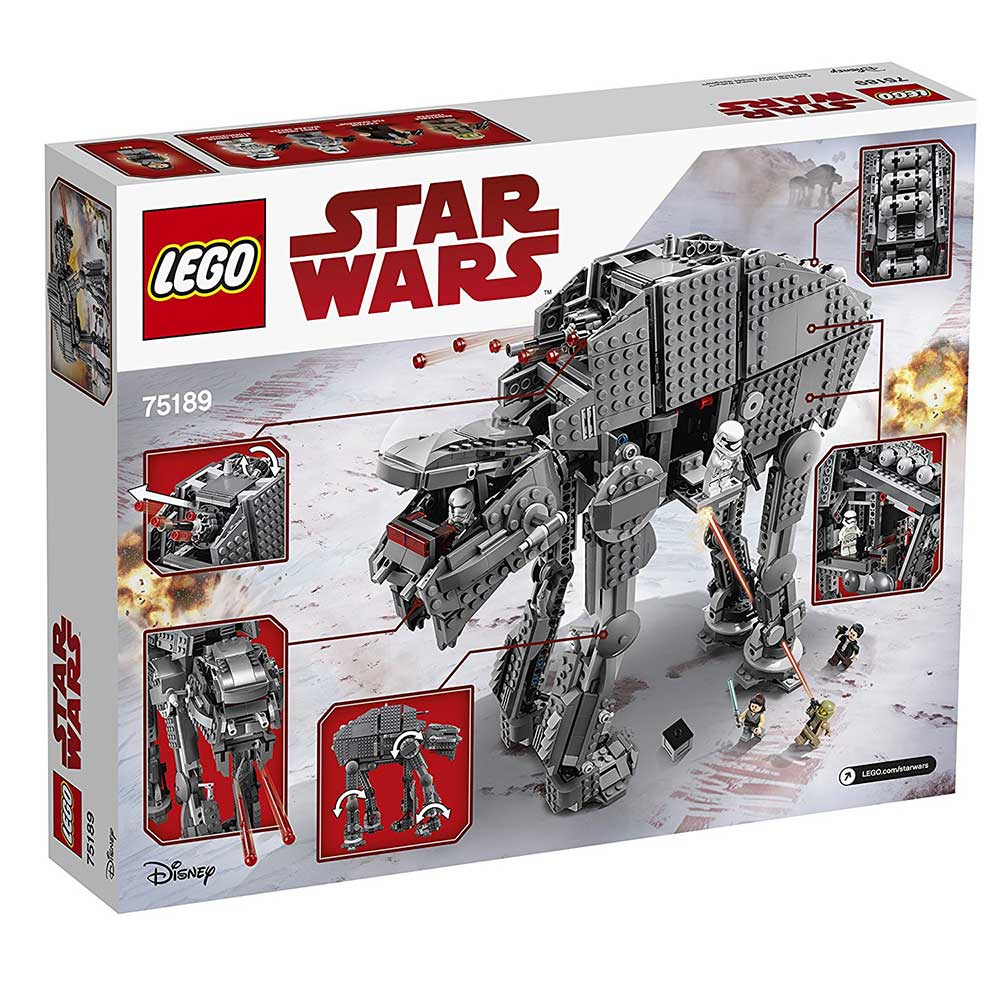 LEGO® STAR WARS™ kocke First Order Heavy Assault Walker - Oklopljeni hodač Prvog reda 1376 delova 75189 - dodatni pogled