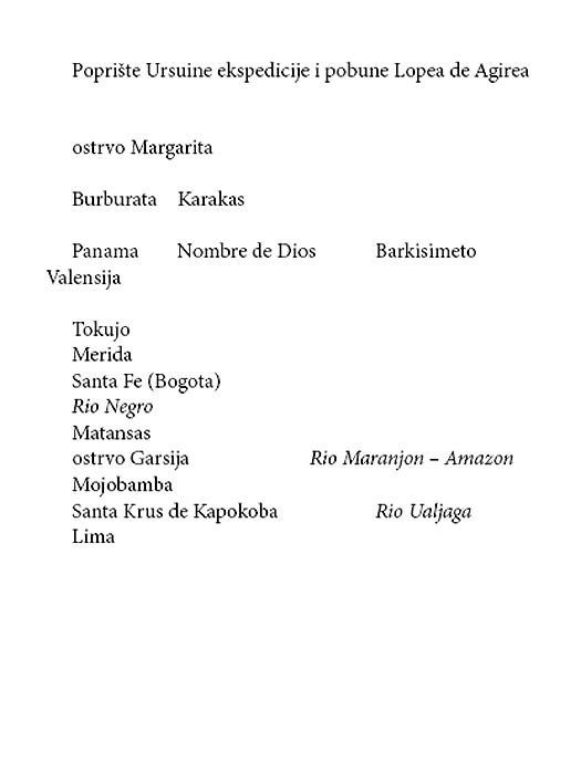 Agire, Gnev Božiji, Ramon H. Sender - dodatni pogled