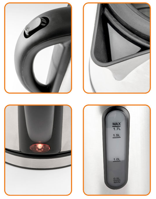 INOX Električni Bokal za vodu - dodatni pogled