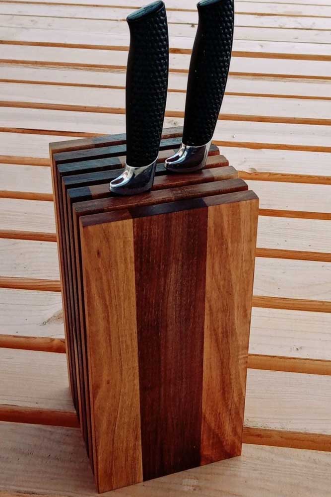 Blok za noževe - dodatni pogled