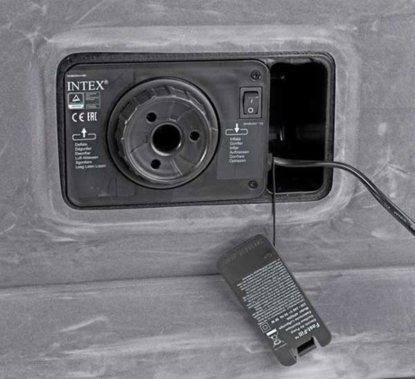 Intex Ultra vazdušni krevet sa pumpom za naduvavanje 152x203x46cm - dodatni pogled