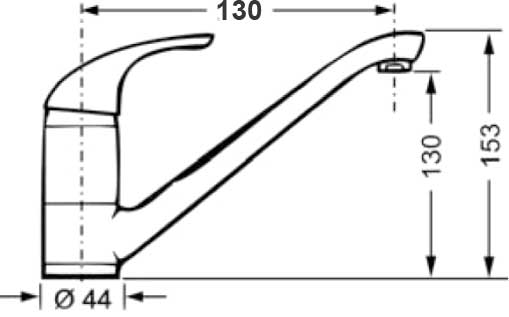 Jednoručna baterija za sudoperu sa dve cevi Primo SAC873KL - dodatni pogled