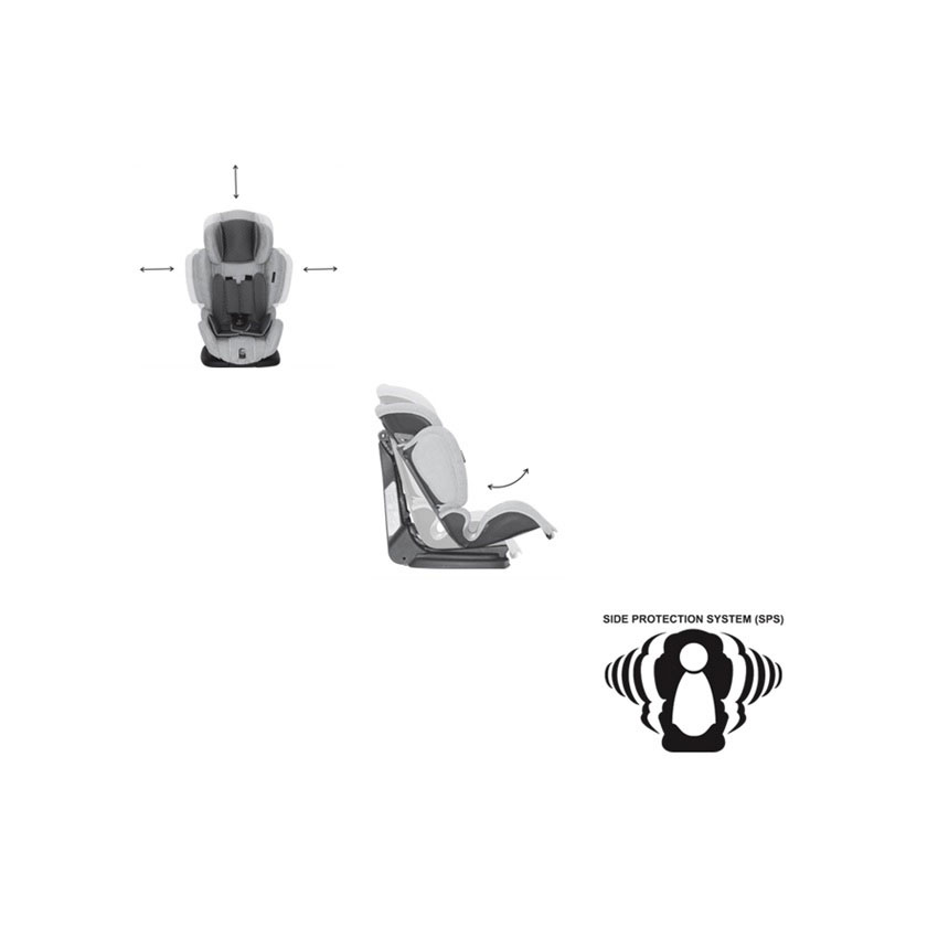 Lorelli Dečije autosedište MAGIC+SPS Beige - dodatni pogled