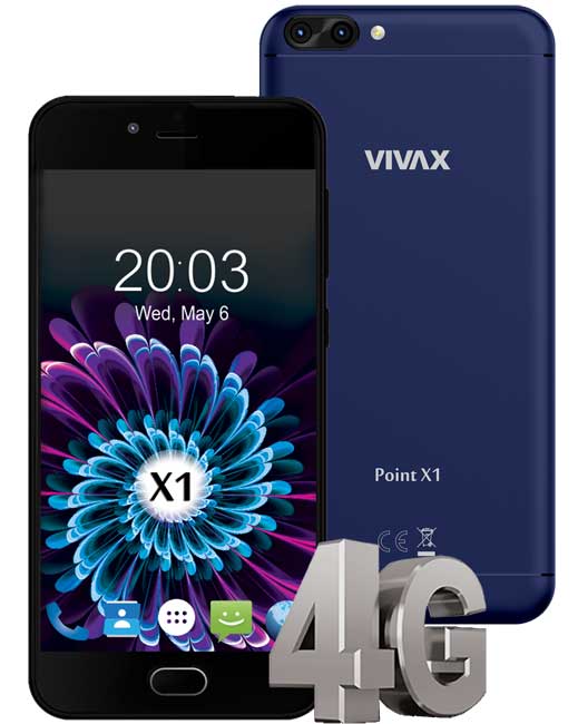 Mobilni telefon Vivax Smart Point X1 blue - dodatni pogled