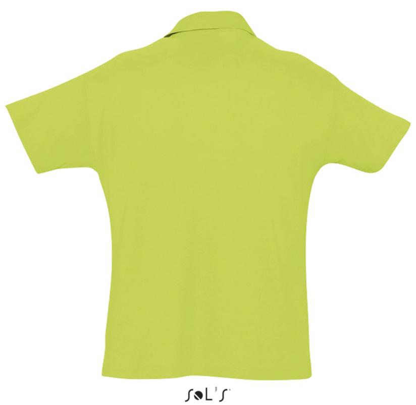 Sols Muška polo majica sa kratkim rukavima Summer II Apple Green veličina XS 11342 - dodatni pogled