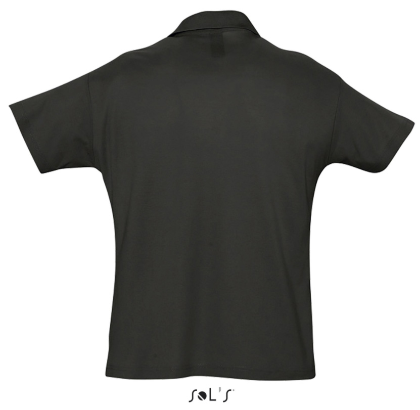 Sols Muška polo majica Summer II Black veličina S 11342 - dodatni pogled