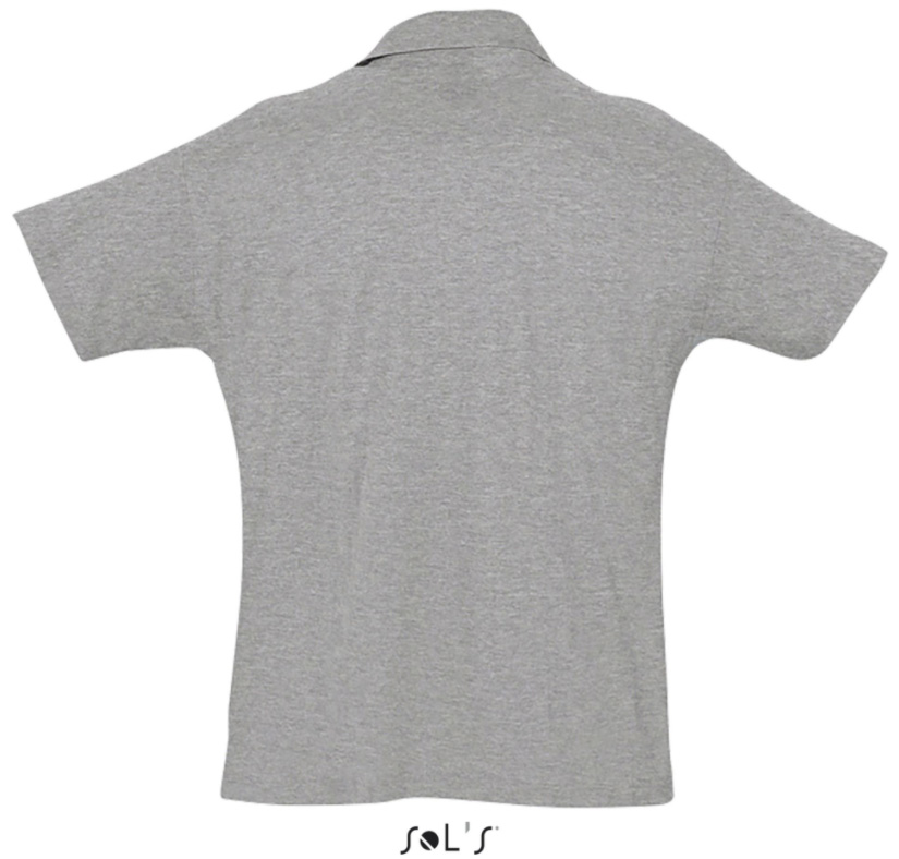 Sols Muška polo majica Summer II Grey Melange veličina XL 11342 - dodatni pogled