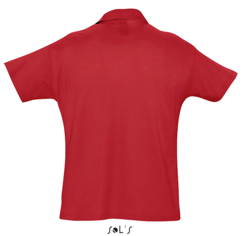 Sols Muška polo majica Summer II Red veličina XL 11342 - dodatni pogled
