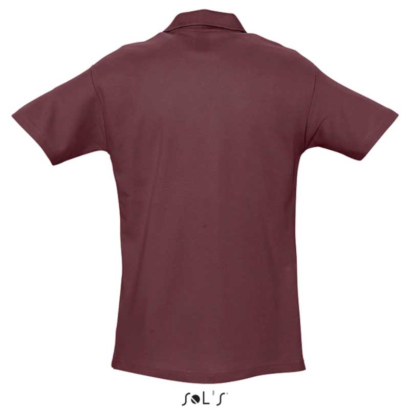 Sols Polo majica za muškarce Spring II Burgundy veličina M 11362 - dodatni pogled