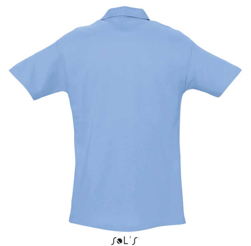 Sols Polo majica za muškarce Spring II Sky Blue veličina L 11362 - dodatni pogled