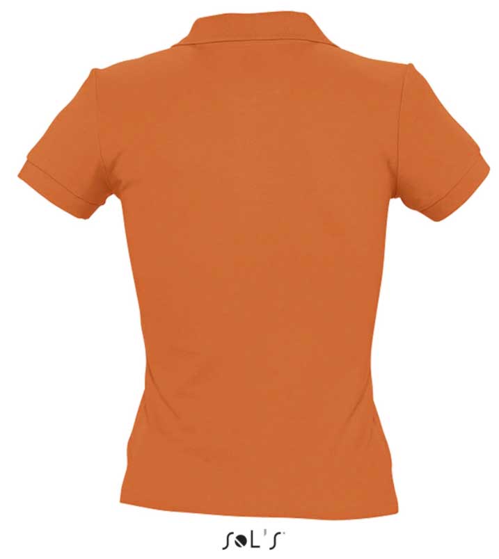 Polo majica za žene Sols People Orange veličina S 11310 - dodatni pogled