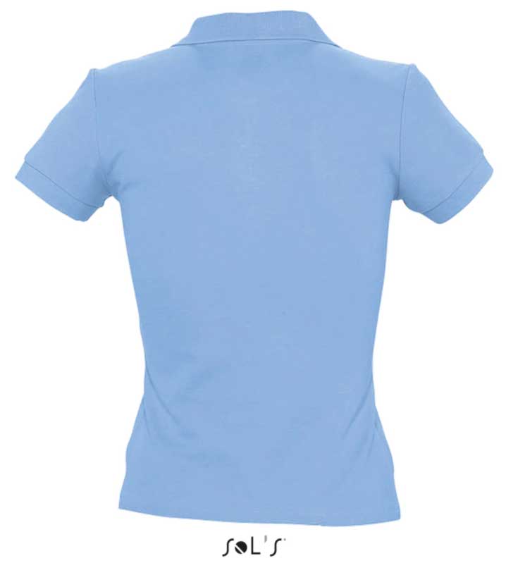 Polo majica za žene Sols People Sky Blue veličina XXL 11310 - dodatni pogled