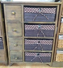 Komoda Sa Pregradama i Korpama - dodatni pogled