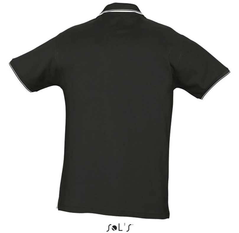 Muška polo majica Sols Practice Black veličina XL 11365 - dodatni pogled