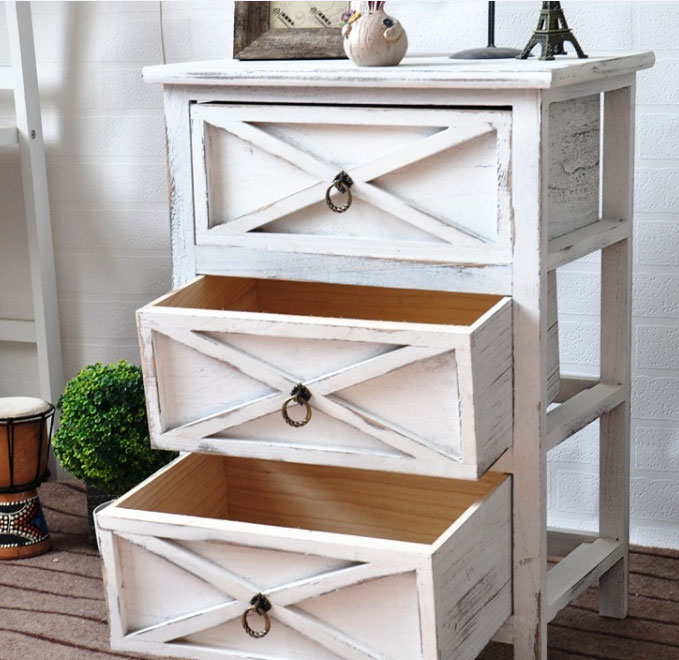 Rustik Komoda Sa 3 Fioke - dodatni pogled