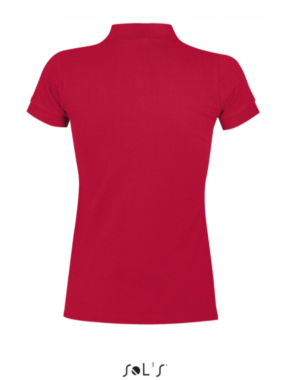 Sols Ženska majica sa kragnom i kratkim rukavima vel. XXL Portland Women Red 00575 - dodatni pogled
