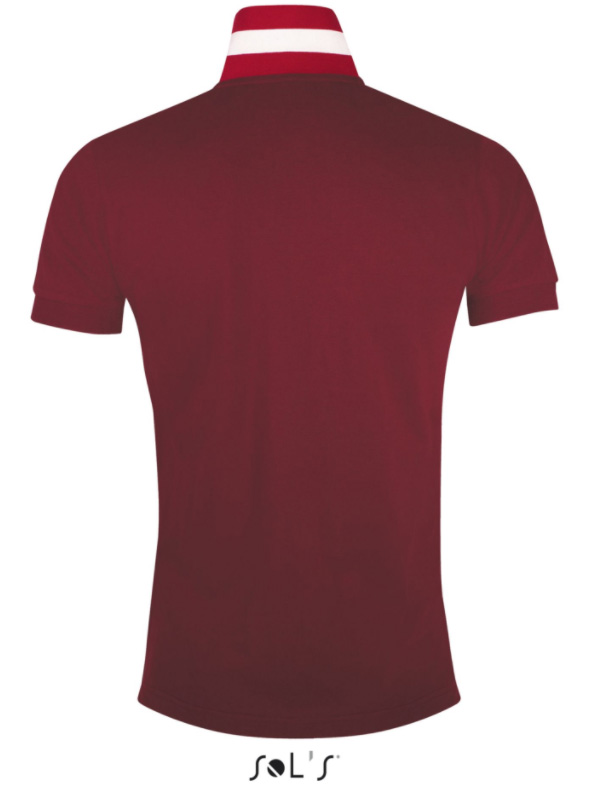 Sols Muška majica sa kragnom Patriot Burgundy vel. XXL 00576 - dodatni pogled