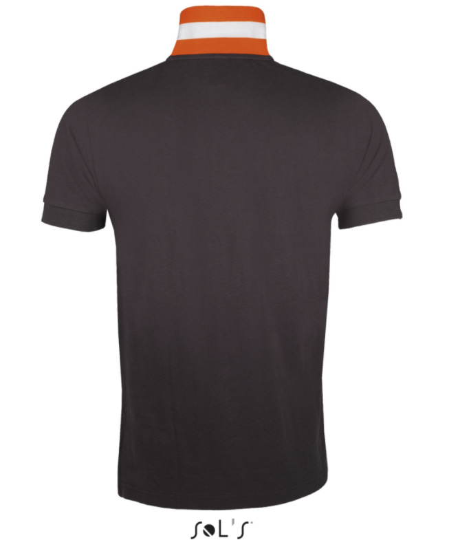 Sols Muška majica sa kragnom Patriot Dark Grey vel. L 00576 - dodatni pogled