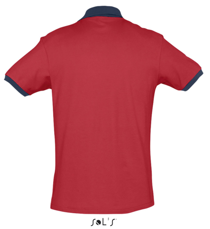 Muška majica sa kragnom veličina M Sols Prince Red/French Navy 11369 - dodatni pogled