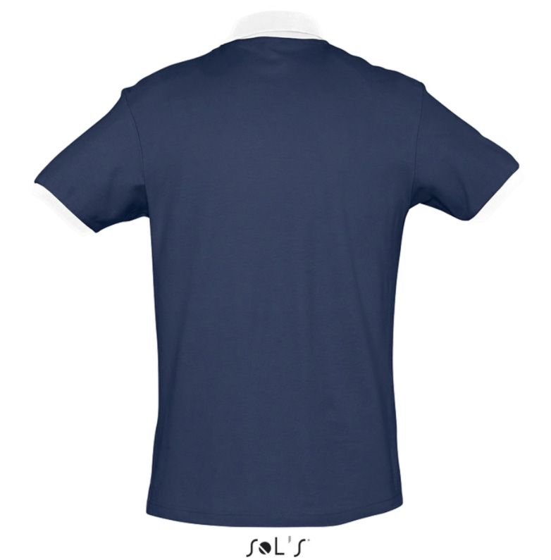 Muška majica sa kragnom veličina S Sols Prince French Navy/White 11369 - dodatni pogled