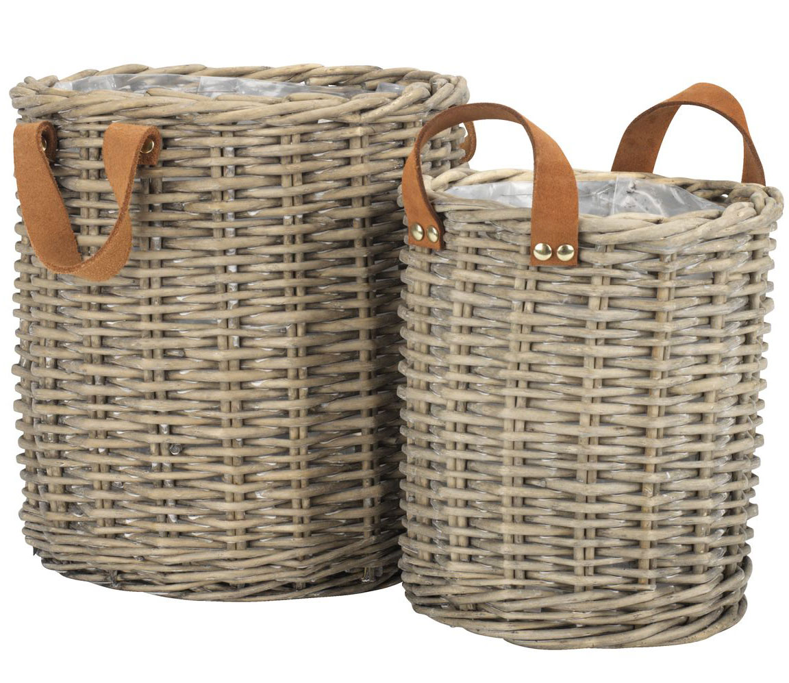 Saksije Od Vrbe Sa Rukohvatima - 2 Komada - dodatni pogled