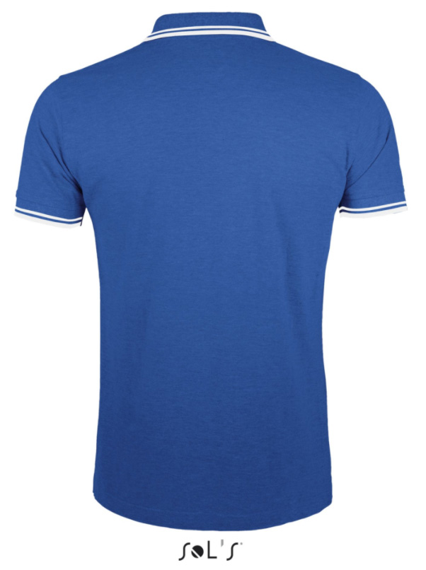 Polo majica za muškarce veličina L Sols Pasadena Royal Blue/White 00577 - dodatni pogled