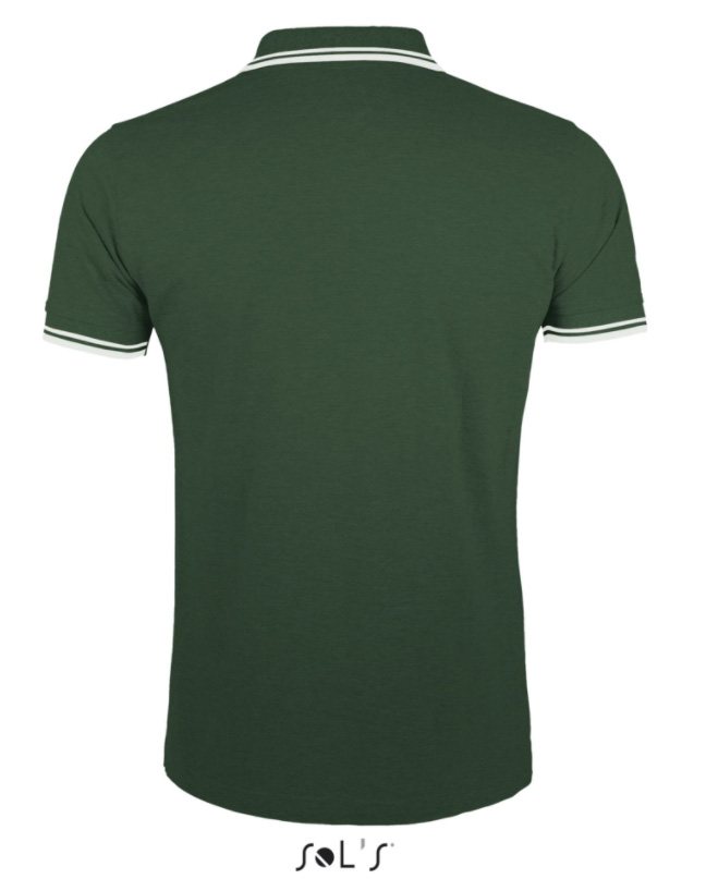 Polo majica za muškarce veličina XXL Sols Pasadena Forest Green/White 00577 - dodatni pogled