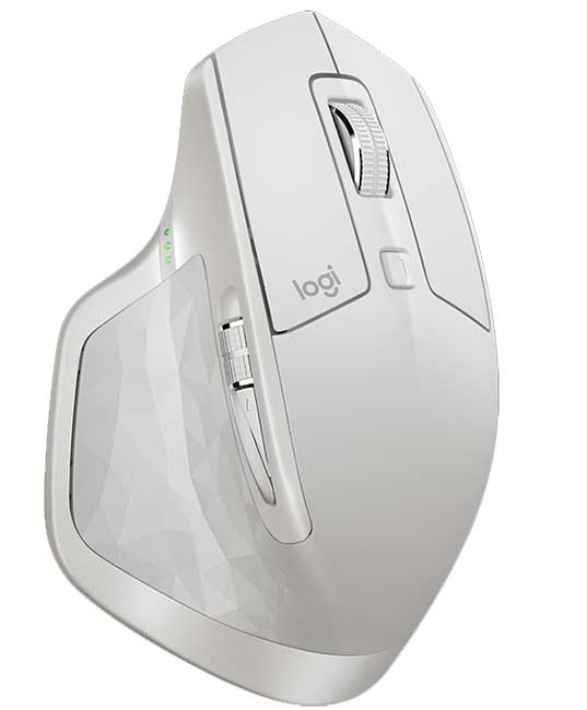 Logitech bežični miš MX Master 2S Light Grey - dodatni pogled