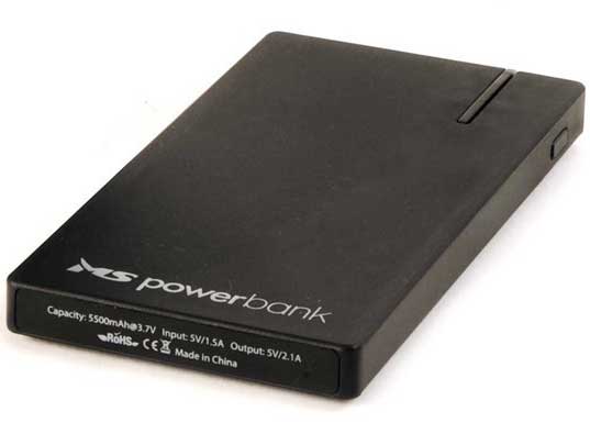 MS Tresor Slim Power Bank eksterna baterija 5500 mAh - dodatni pogled