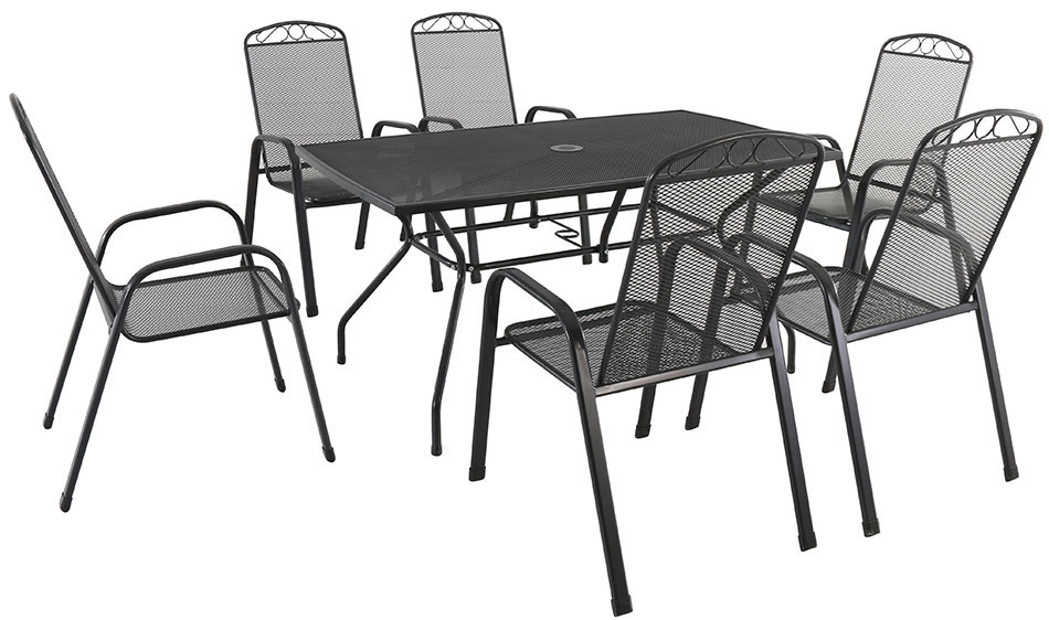 Baštenska Garnitura Melfi - 6 Stolica i Sto - dodatni pogled