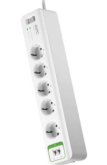 APC produžni kabl sa prenaponskom zaštitom Basic Surge Arrest PM5T-GR - dodatni pogled