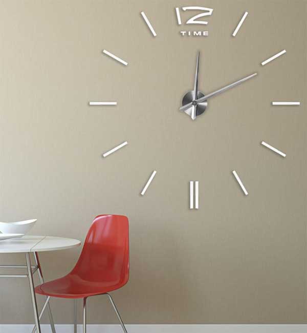 Samolepljivi zidni sat Esperanza EHC007W - dodatni pogled