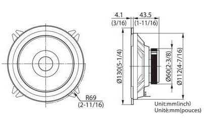 Kenwood KFC-E1065 Zvučnici za automobil 13cm - dodatni pogled