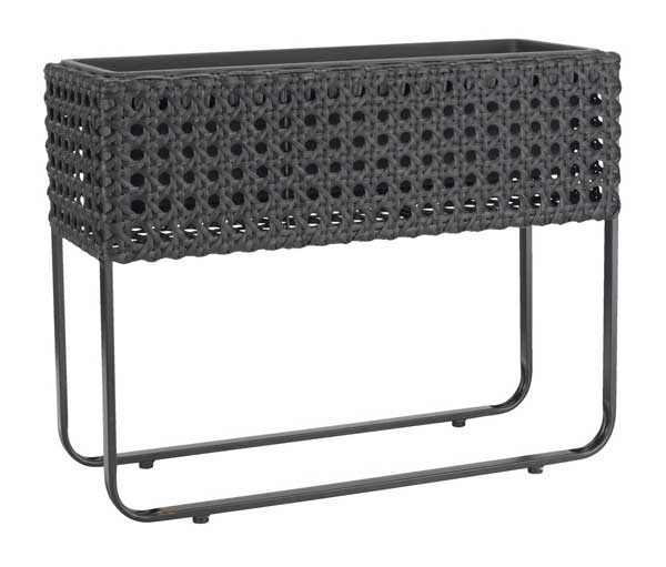 Saksija od petana Lama 24x65x51cm crna - dodatni pogled