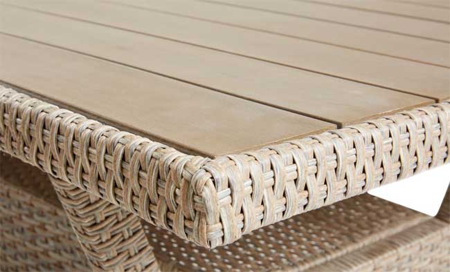 Baštenski sto Divonie SQ 96x200cm - dodatni pogled