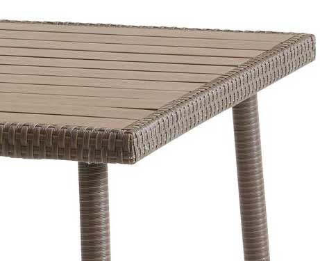 Baštenski sto Claire 80x80 - dodatni pogled