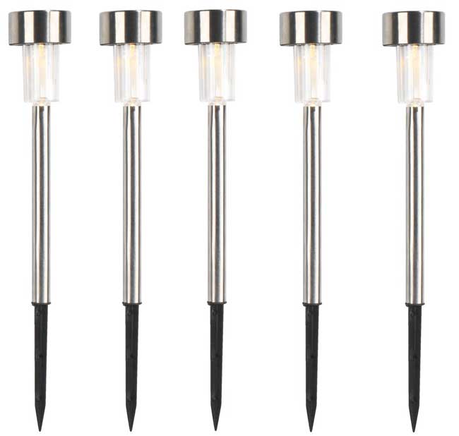 Solarna lampa Set 5 komada - dodatni pogled