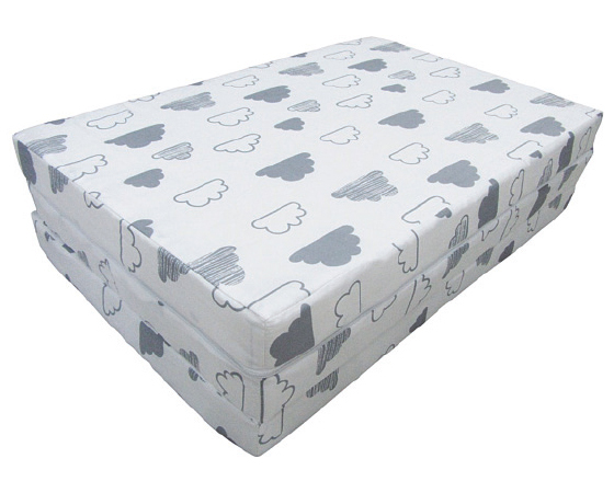 Kikka Boo Dušek za prenosivi krevetac od bambusa FLUFFY CLOUDS - dodatni pogled