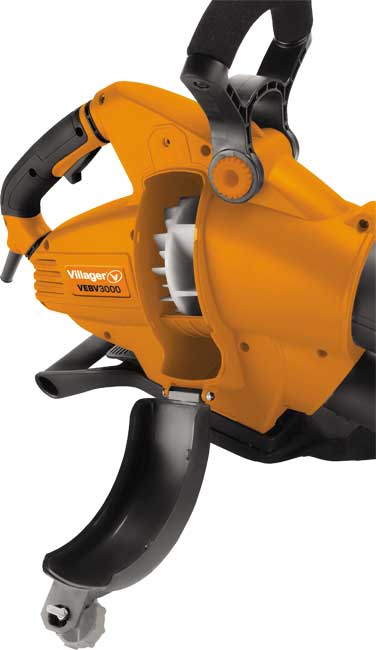 Električni duvač - usisivač za lišće sa usitnjivačem Villager VEBV 3000 041453 - dodatni pogled
