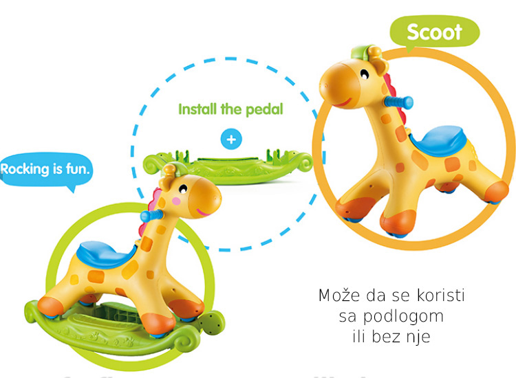 Five Star Guralica - klackalica ŽIRAFA - dodatni pogled