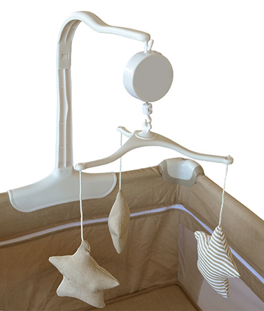 Kikka Boo Prenosivi krevetac DESSINE-MOI 2 nivoa Beige - dodatni pogled