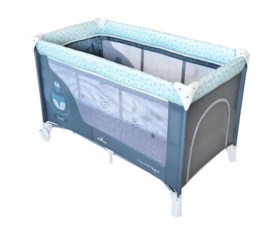 Kikka Boo Prenosivi krevetac DAY AND NIGHT 2 nivoa Pink Flowers - dodatni pogled