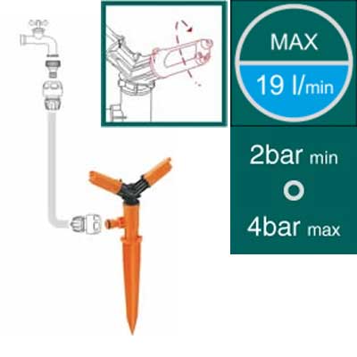 Prskalica za travu G.F Garden Rotax 5633 047417 - dodatni pogled